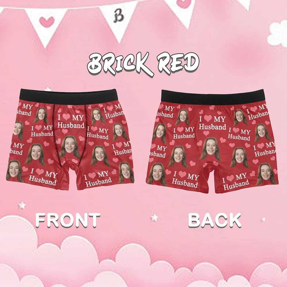 Customized Boxing Valentines Day Gift for Boyfriend/Husband/Male Anniversary Gift of Customized Boxing Underwear with Facial Photos X241207