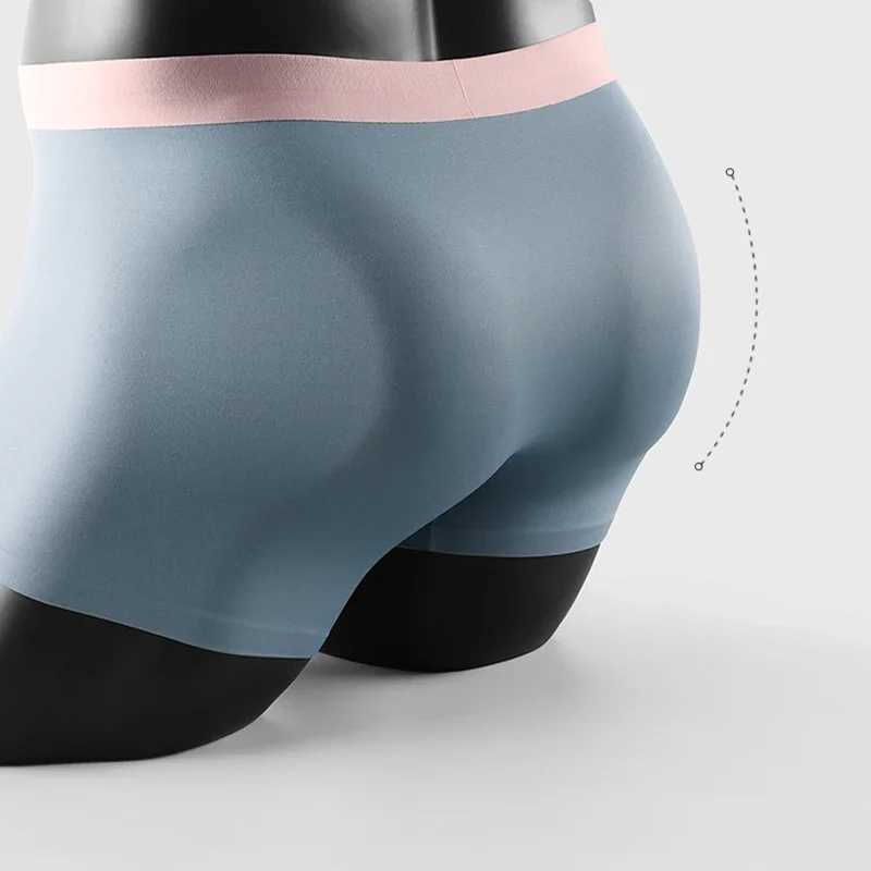 MiiOW 3-piece seamless mens underwear cotton antibacterial crotch mens underwear winter mens underwear comfortable mens boxing underwear X241207