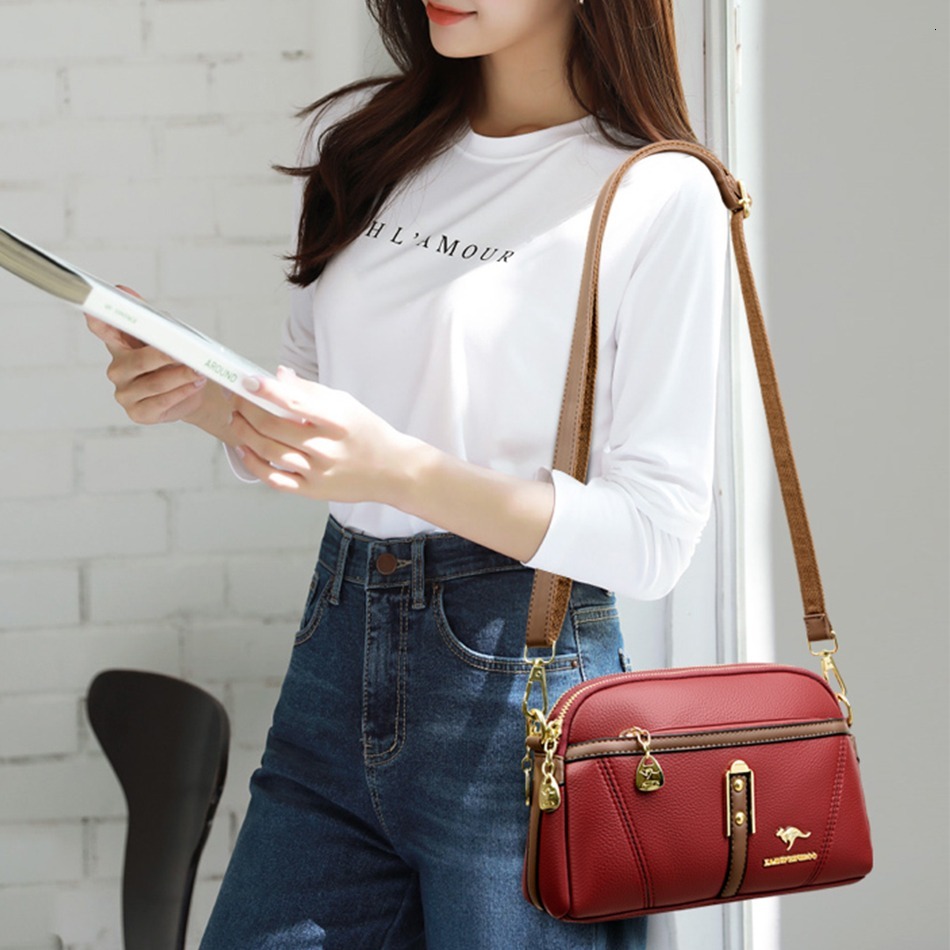 Designer Fashion Shoulder Bag Soft Leather Shoulder Bag High Quality Fashion Women's Handbag