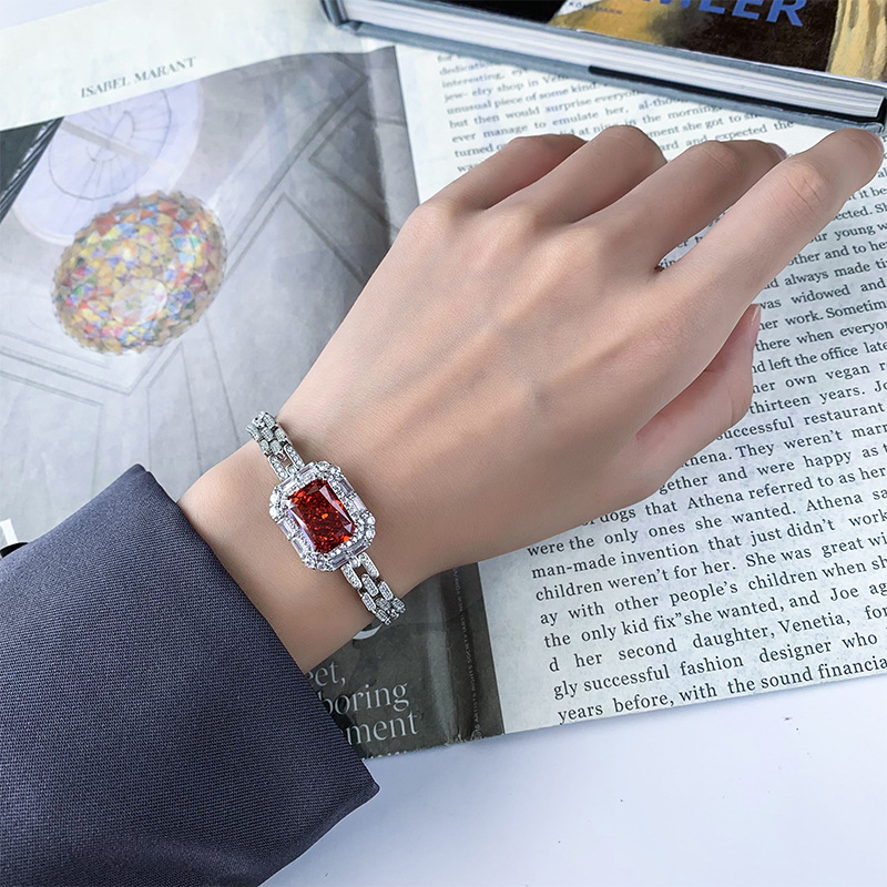 Choucong Brand Wedding Bracelets Luxury Jewelry 925 Sterling Silver Ice Cut Real Moissanite Diamond Gemstones Papalacha Gorgeous Women Wedding Bangle 