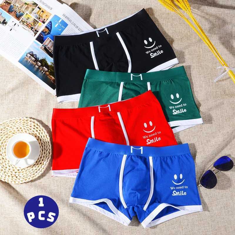 Mens cotton underwear trend boxing shorts summer sports breathable comfortable underwear youth Cotton boxing shorts XXXL X241207