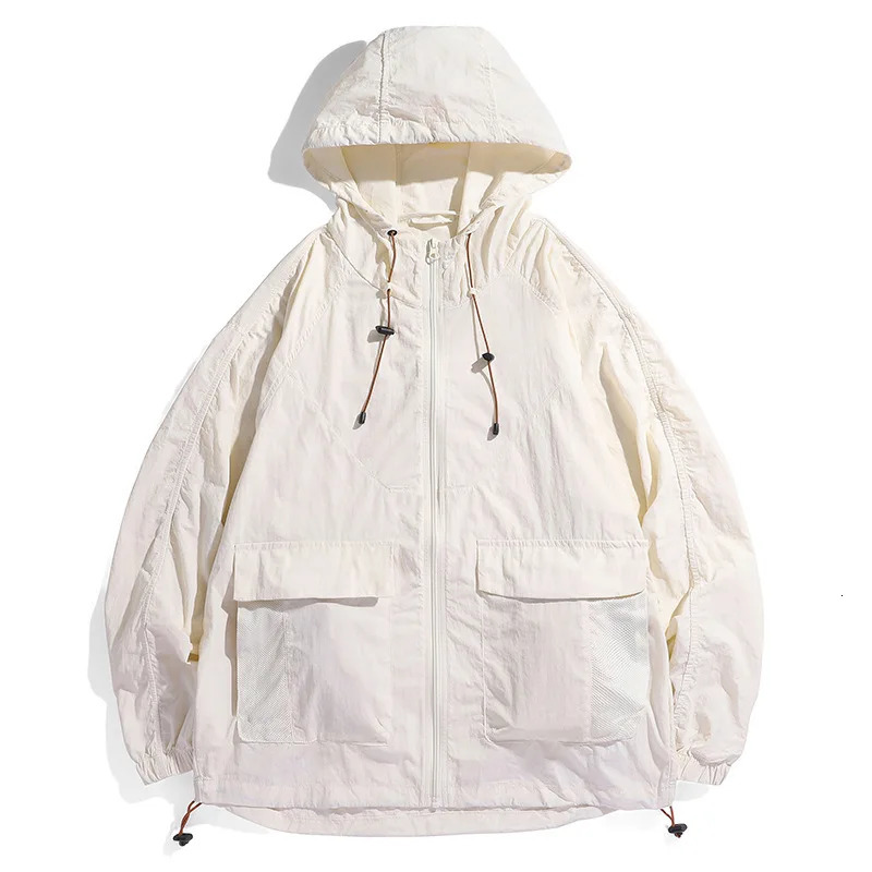 Summer UPF50 UV Sun Protection Skin Coats MenWomen Unisex Outdoor Sportswear UltraLight Windbreaker Man Hooded Casual Jackets 241202