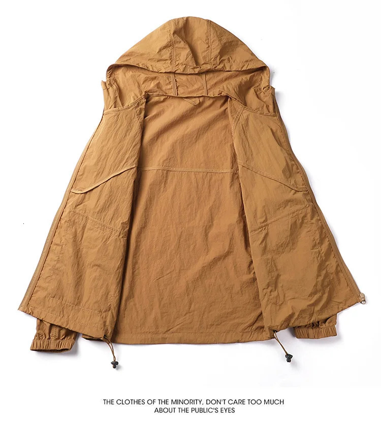 Summer UPF50 UV Sun Protection Skin Coats MenWomen Unisex Outdoor Sportswear UltraLight Windbreaker Man Hooded Casual Jackets 241202