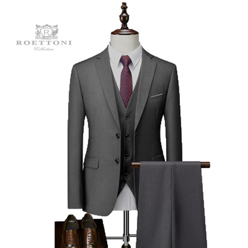 3831 three-piece professional formal suit for groomsmen