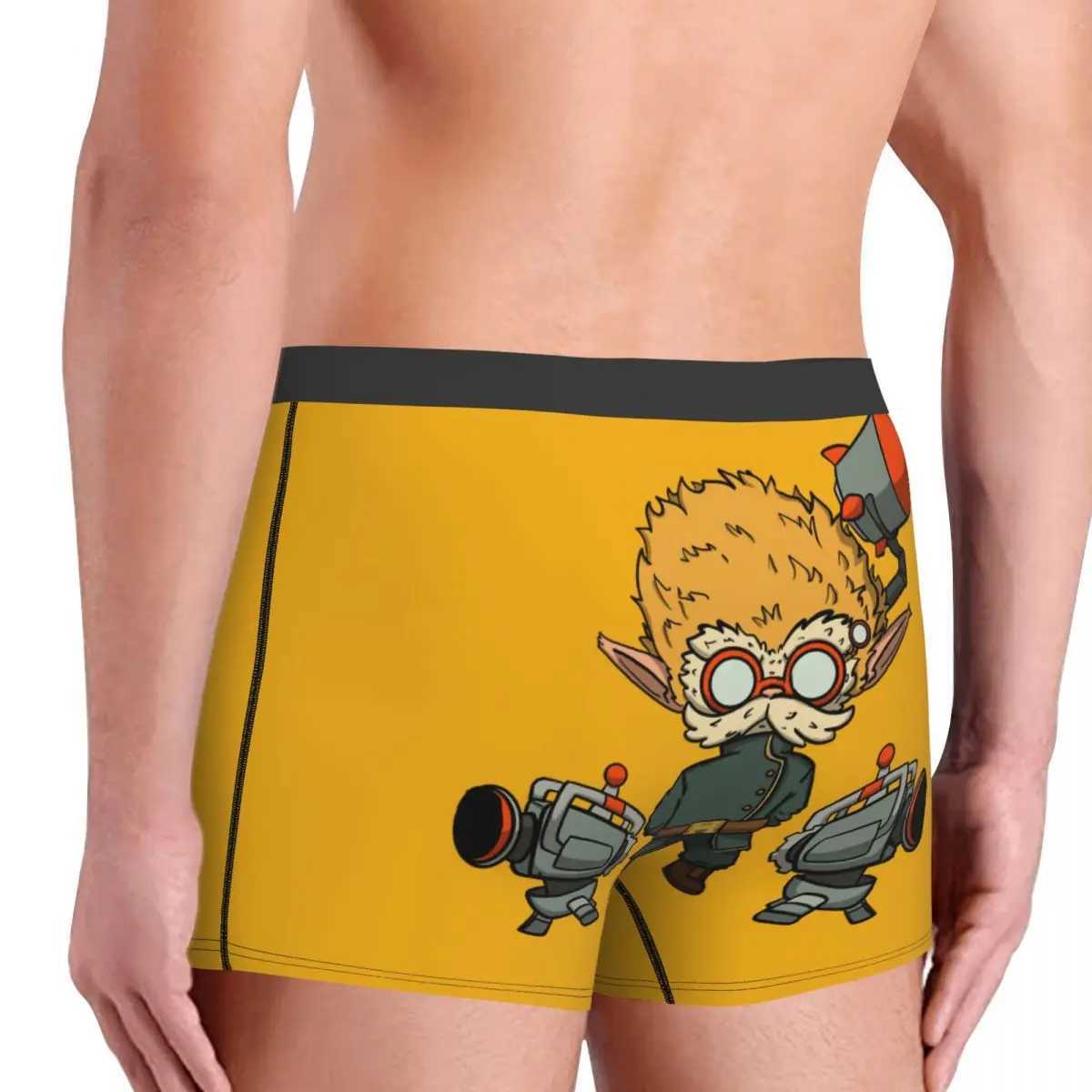 Tiny Heimerdinger of Legends Arance Underwear Mens Underwear Printed Shorts Boxer Underwear X241207