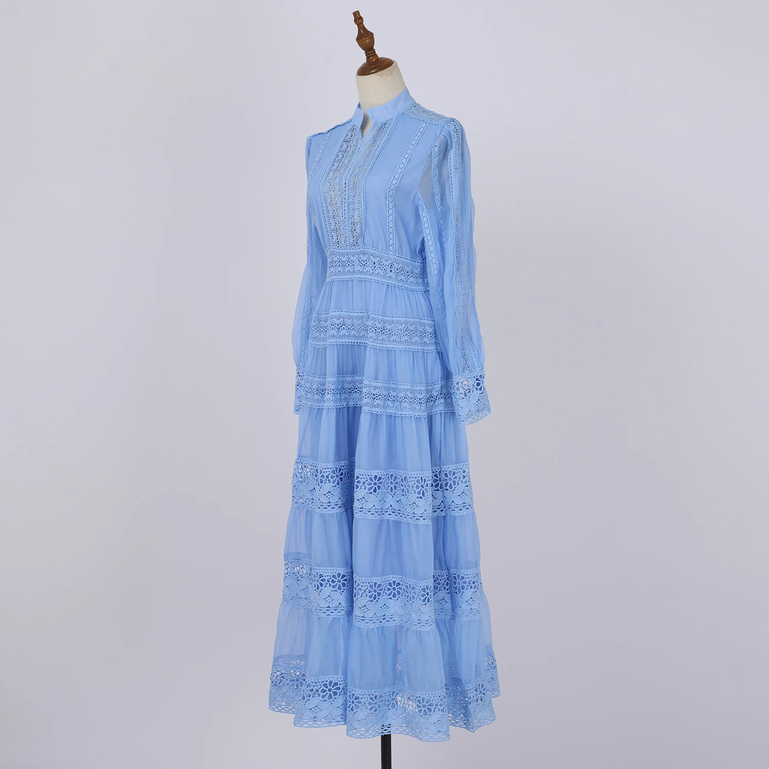 Dresses Summer Bohemian Quality Autumn Lace Embroidery Cotton Muslim Evening Wedding Bridesmaids Dress Shirt Women Long Sleeve Maxi Party Vestido 2025