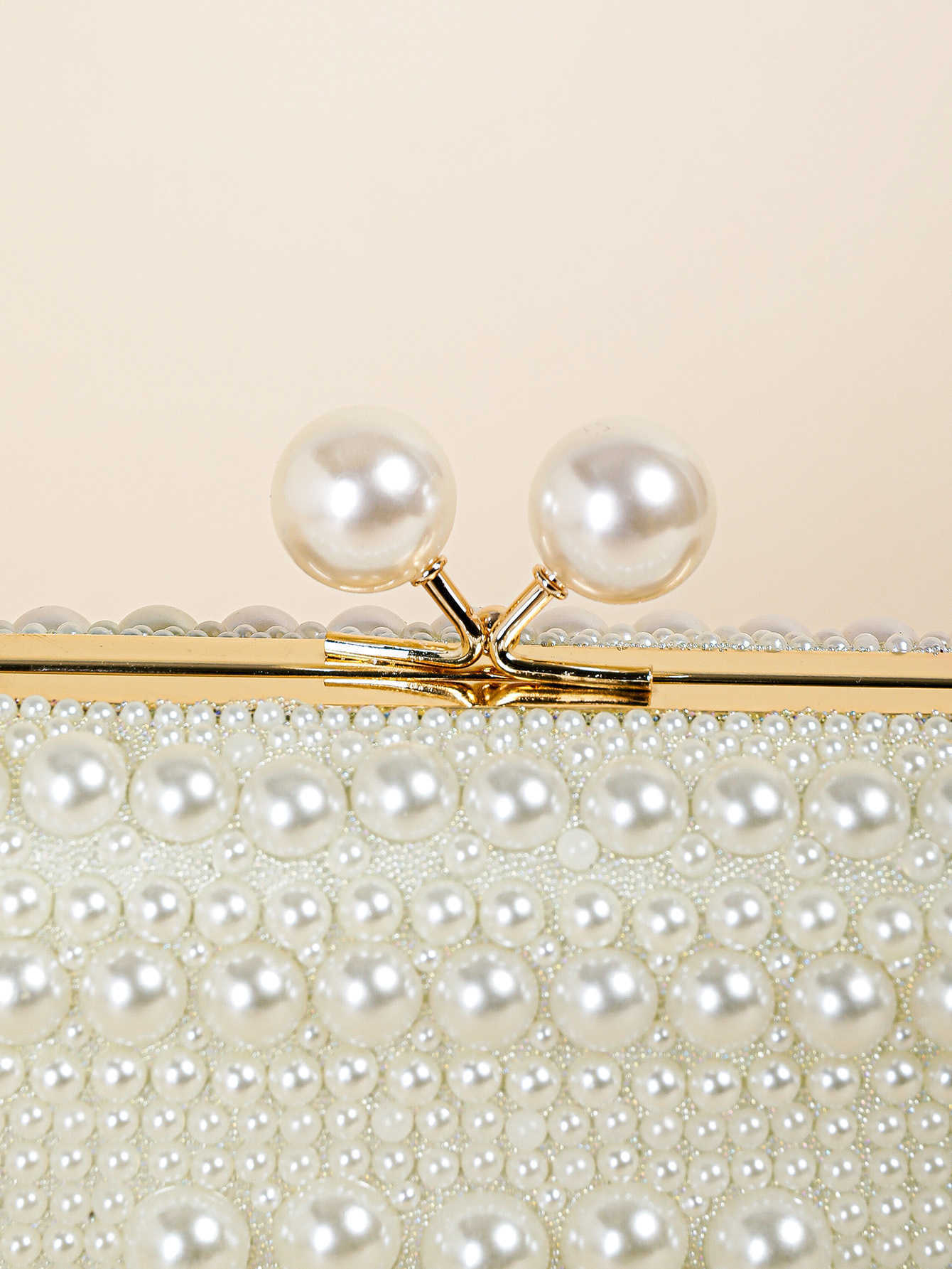 Clutch Bag New Ladies High-end Pearl Handbag Princess Party Dress Dinner Bag Fashionable and Simple Square Handbag 240920