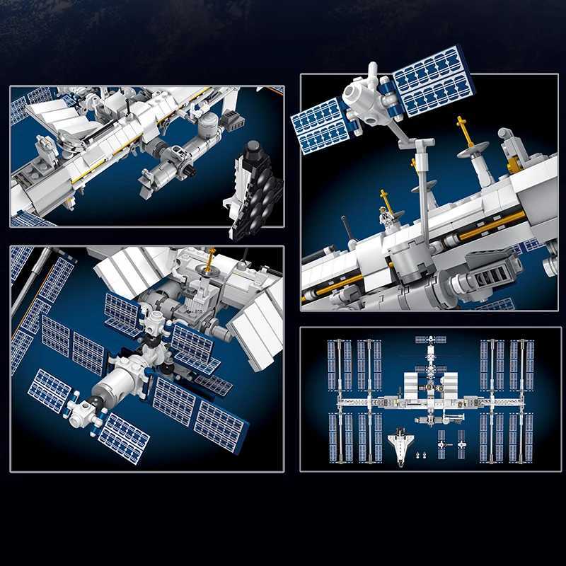 21321 Creative International Space Station Block Set Suitable for adt holiday gifts and childrens birthday gifts 876 Pieces C251230