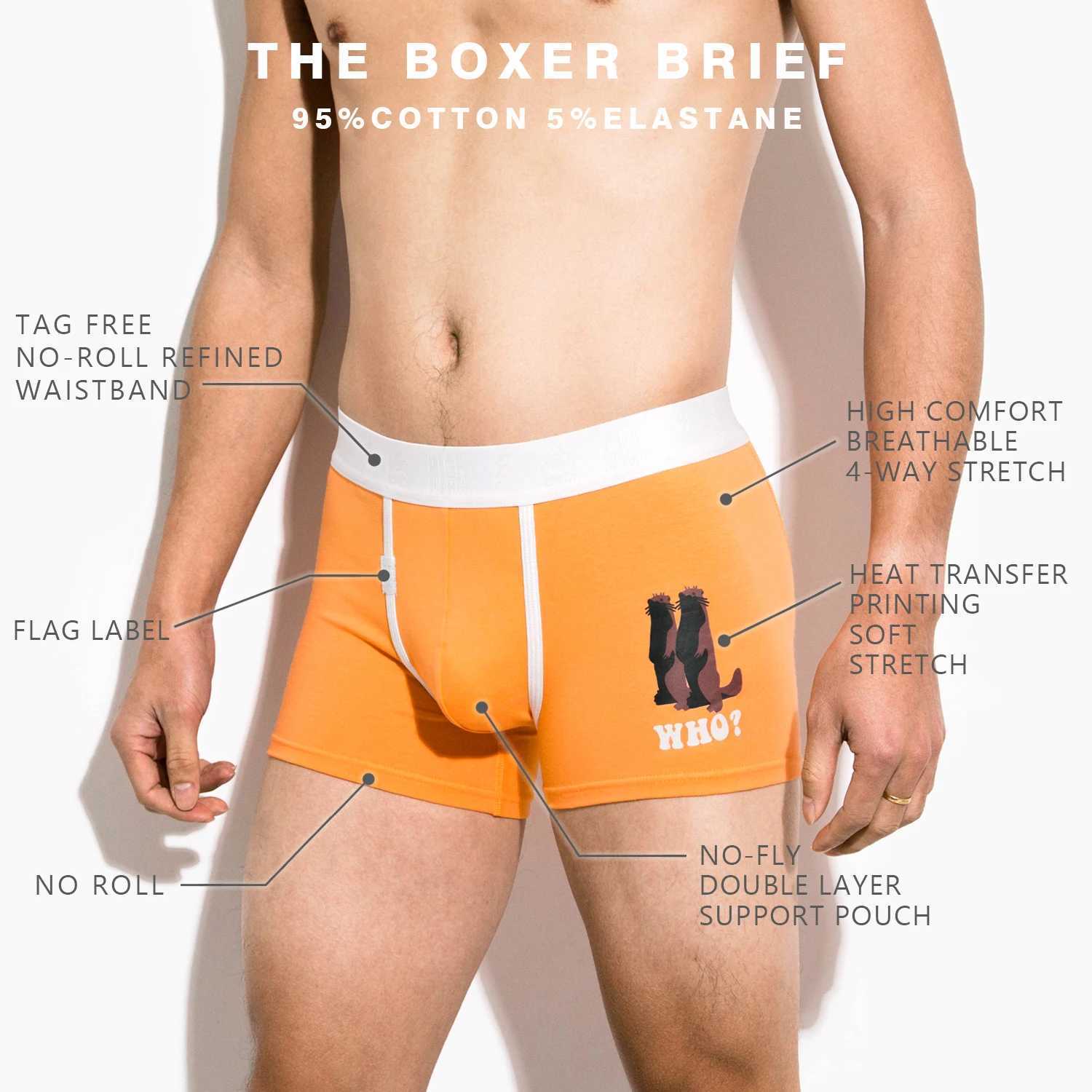 3 pieces of mens boxer dresses PINKHERO 549 innovative printed elastic fashionable comfortable and soft young underwear without rolled Trouser legs X2