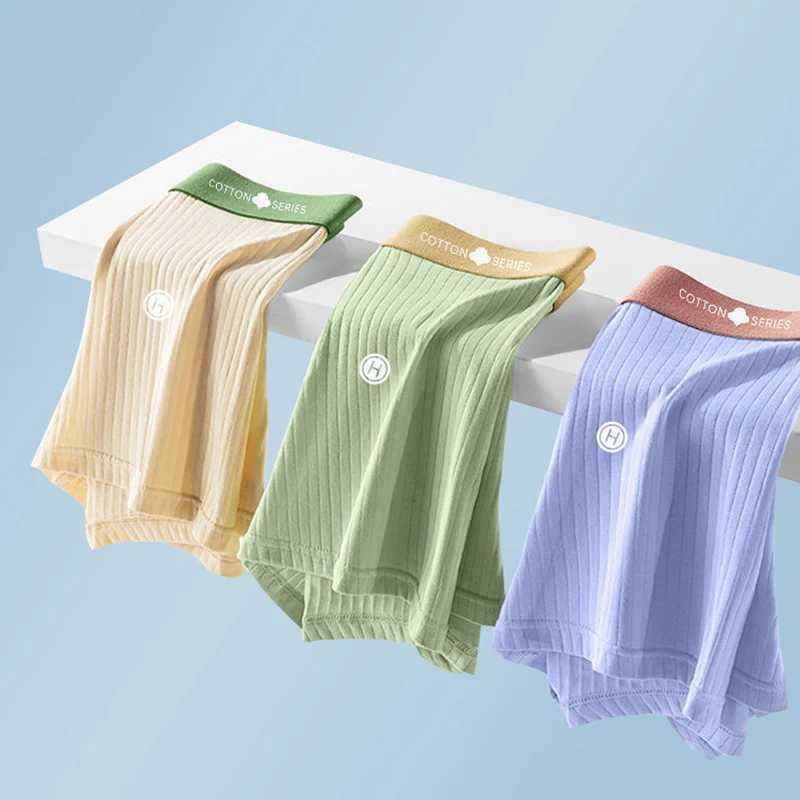 Mens 95% cotton boxing underwear sexy shorts character underwear mens underwear striped fresh fashion Plus size 2XL-5XL underwear X241207