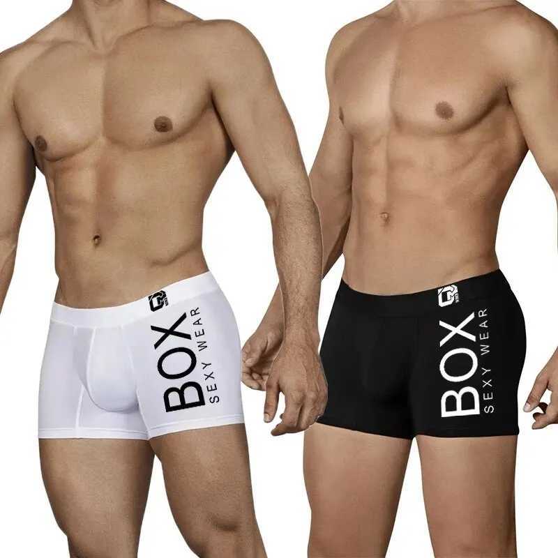 4 pieces of mens underwear Boxer horses cotton mens breathable underwear mens underwear soft boxing underwear X241207