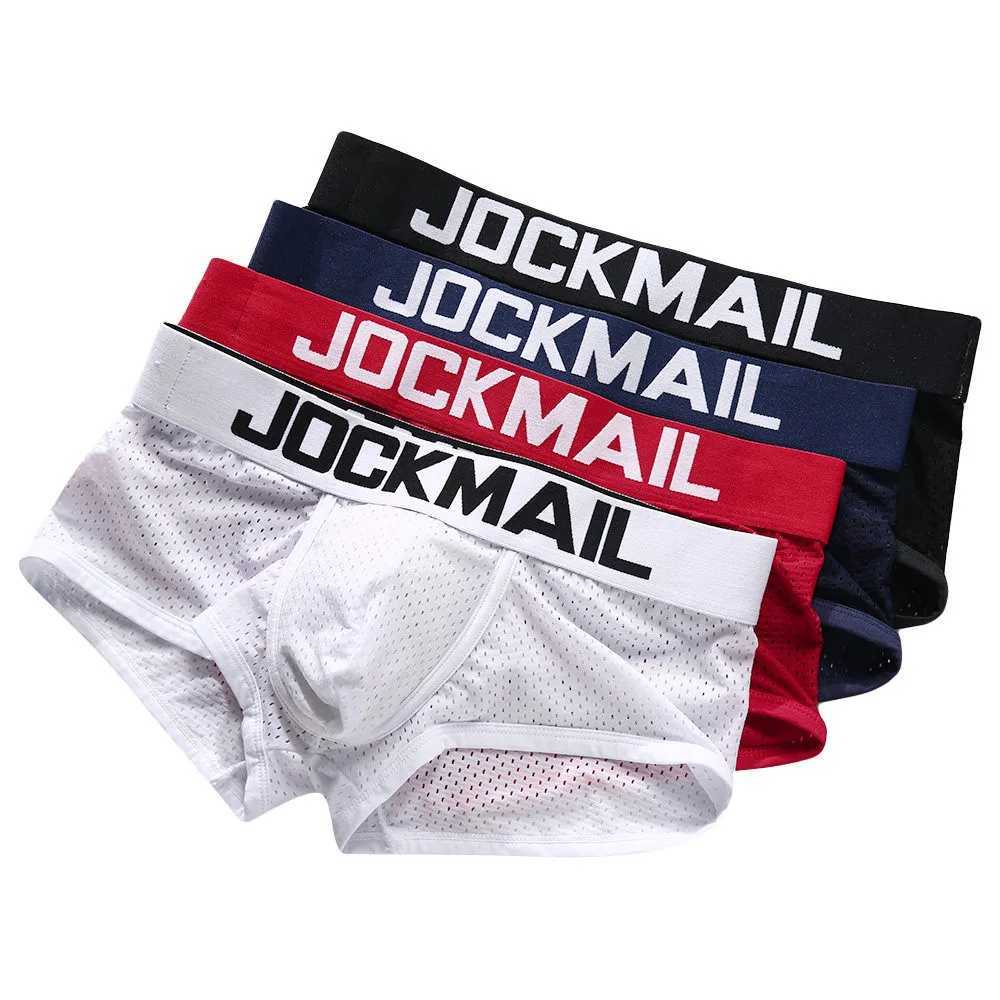 4 pieces/batch Boxing Mens Mesh Breathable Boxing Shirt Mens Underwear Shorts Mens Cuecas Boxing Underwear Calzoncillos X241207