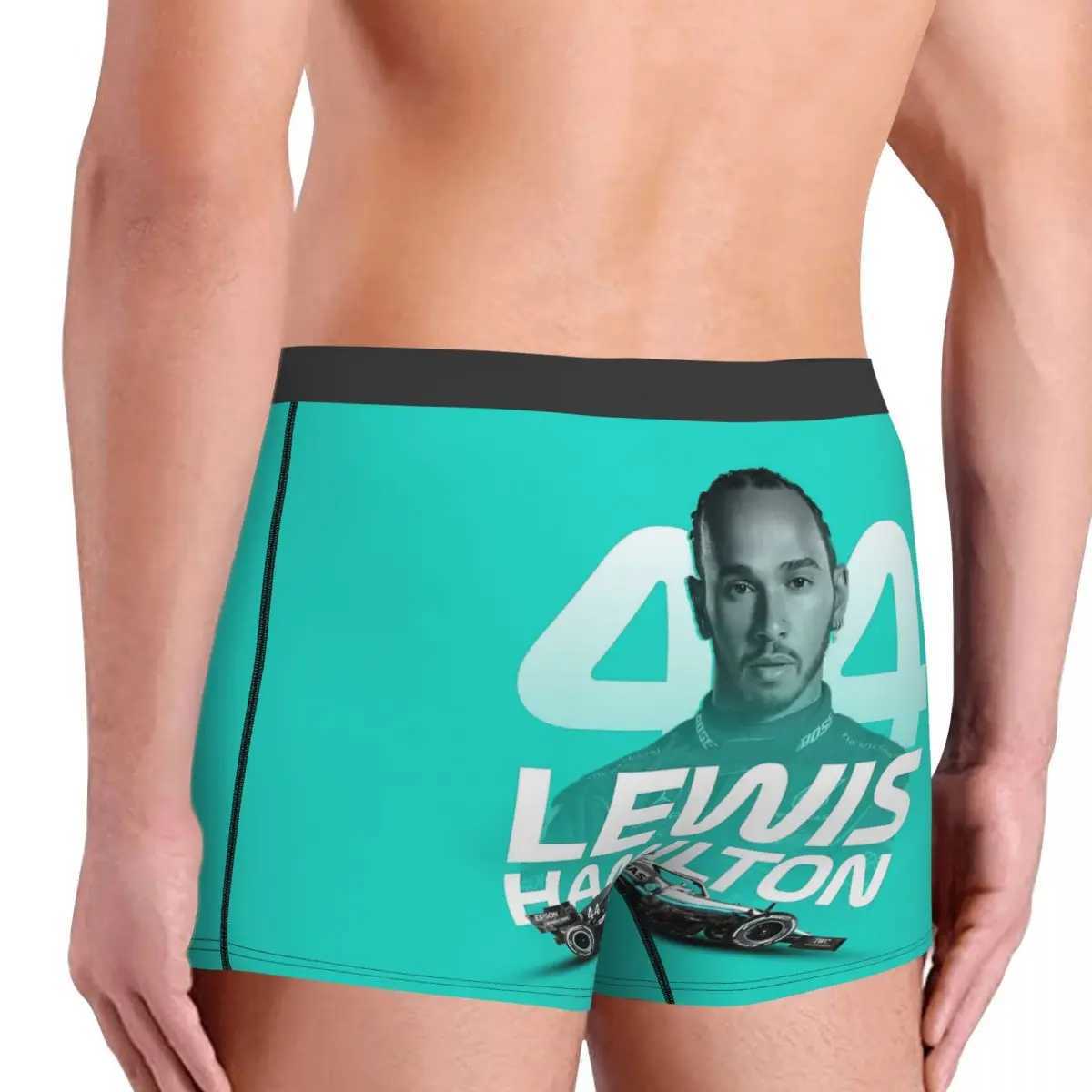 F1 Cool Race Car Competition Lewis 44 Floor Racer Underpants Homme Panties Male Underwear Sexy Shorts Boxer briefs X241207