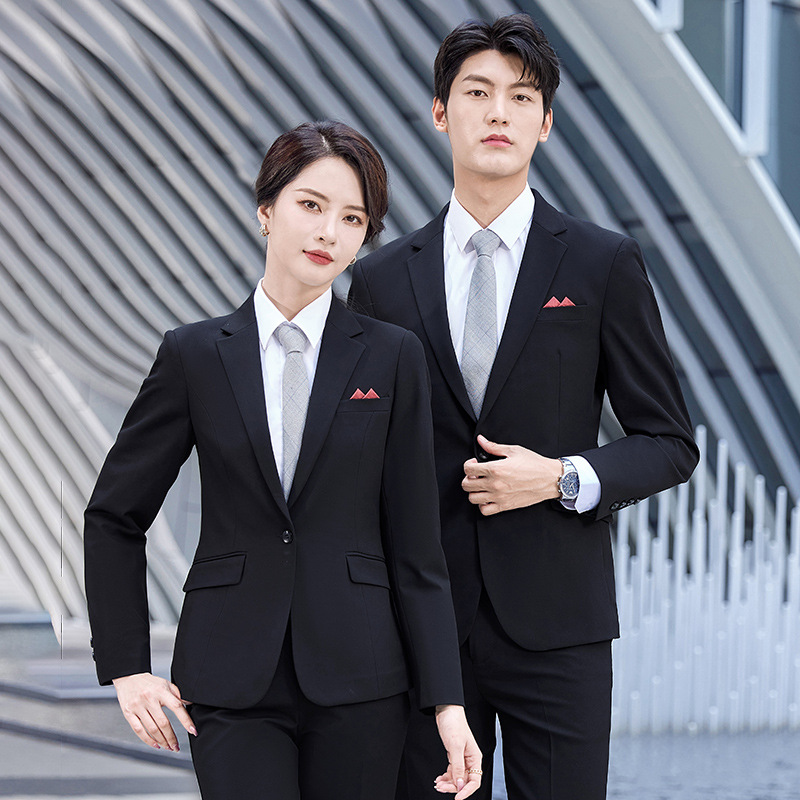 G0812 Spring Men's and Women's Suits Formal Three-piece Suit Dress
