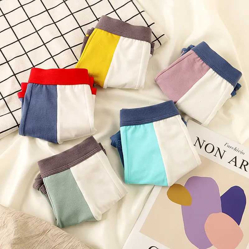 3 pieces/set mens underwear pure cotton personalized boxer breathable and comfortable printed underwear X241207