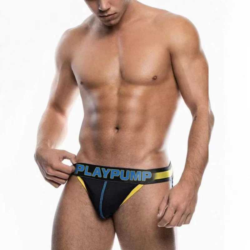 PLAYPUMP Mens Sexy Underwear Cotton Comfortable Breathable Bikini Underwear Mens Underwear X241207