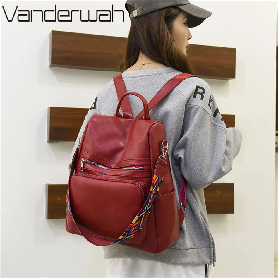 Womens backpack womens large backpack teenage girls large backpack PU leather womens large capacity shoulder bag Mochila Feminina 241206