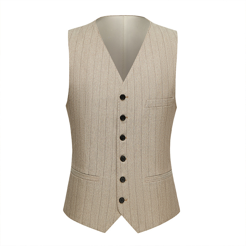 H353 Men's suit Korean style slim fit striped casual suit