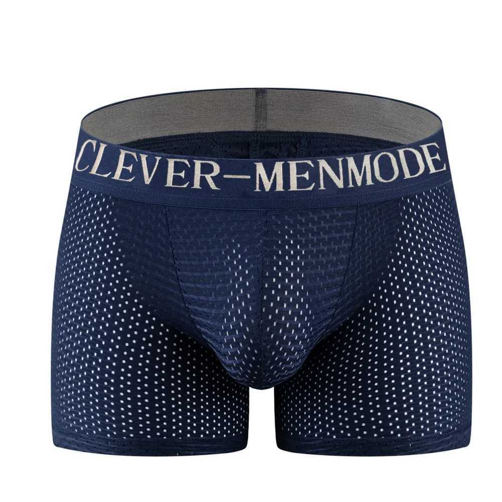Mens Trunks Mesh Enhancement Buttocks Boxers Ruffle Fake Buttocks Underwear Padded Sponge Underwear Mens Underwear X241207