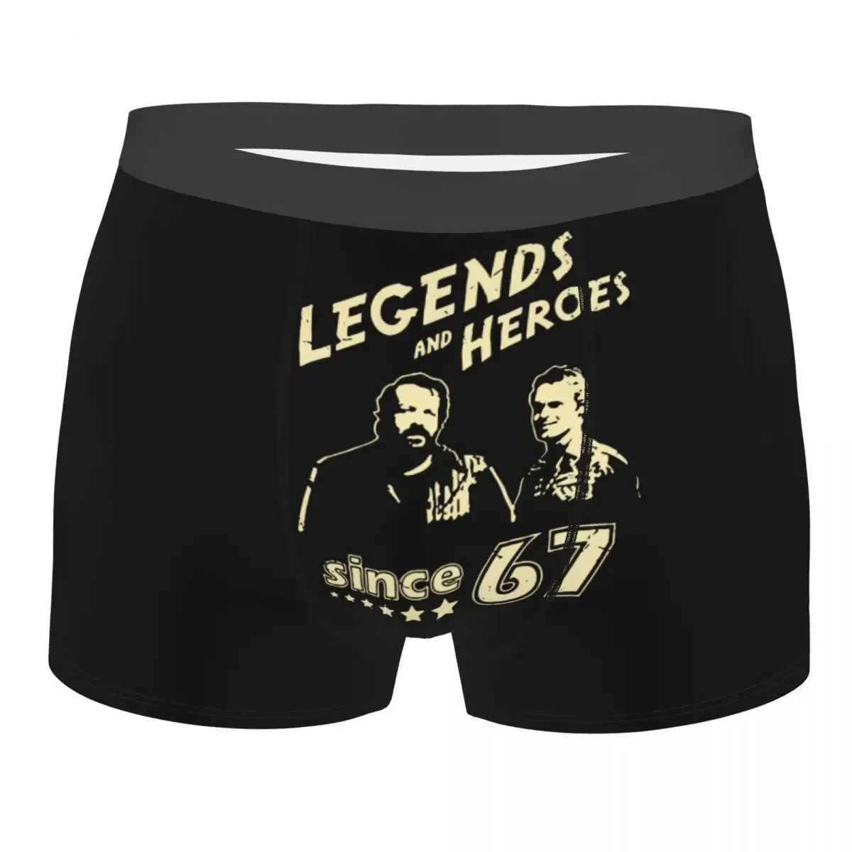 Mens boxer shorts underwear Bard Spencer legend and hero since 67 breath underwear Terence Hill mens sexy underwear X241207