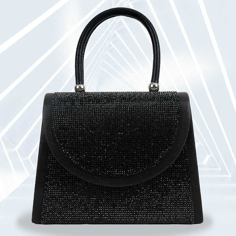 Clutch Bag New Fashionable Diamond Handbag for Womens Banquet Handheld Dress Evening Dress Ktv Princess Bag 240920