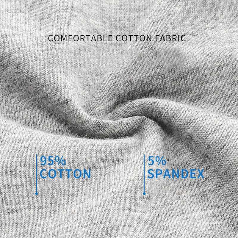 6 pieces/high-quality mens underwear sexy boxer shorts business solid color soft combed cotton breathable mens underwear M-3XL X241207