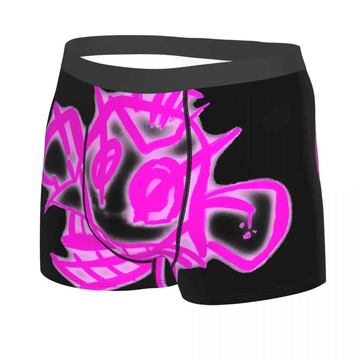 Jinx Monkey GrAFfiti Mans Boxer Brief Arcane of Legends Animation Highly Breathable Underwear Print Shorts Birthday Gift X241207