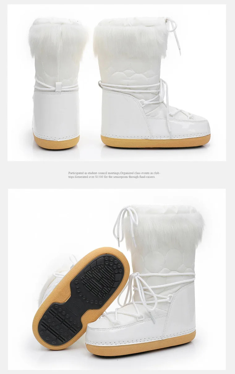 Women's Shoes Atillas De Mujer Winter European And American Fashion Space Plush Moon Snow Boots For Women