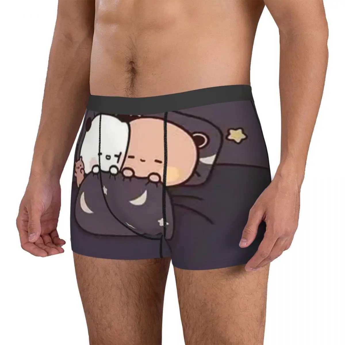 Sleeping boy boxing underwear Bubu Dudu cartoon high breathable underwear high-quality printed shorts birthday gift X241207