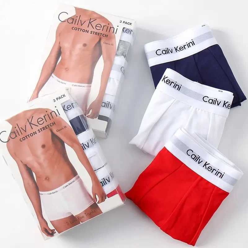 Seamless mens letter brand underwear cotton underwear mens underwear mens underwear and underwear suitable for mens luxury set shorts boxer X241207