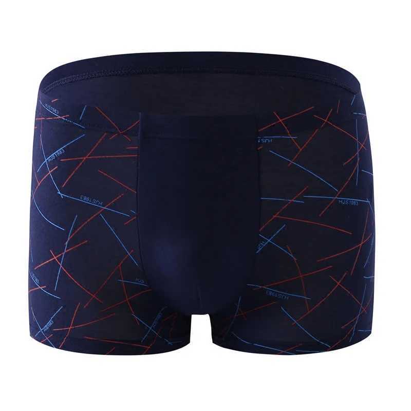 Mens underwear striped modular breathable Boxer horses casual underwear mens underwear large sizes 5XL 6XL 7XL X241207