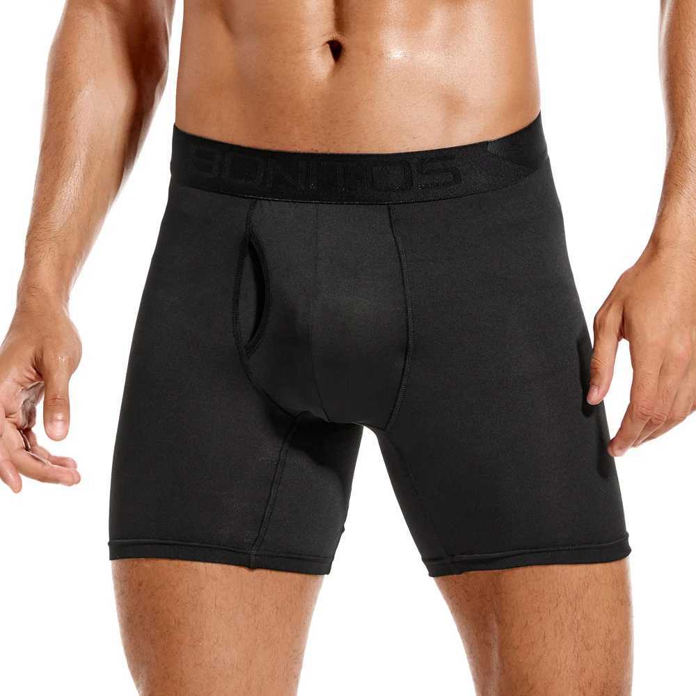 Mens underwear front open underwear mens boxing shorts X241207