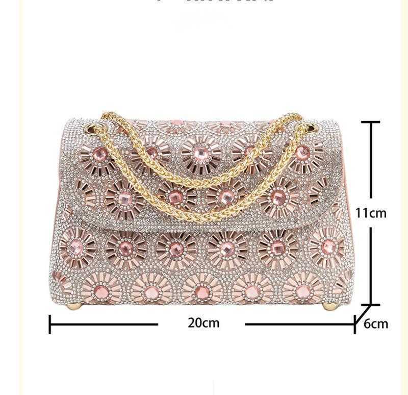 Clutch Bag New Transparent Evening Bag Womens Crossbody Bag Fashion Trend Street Photography Set Handbag 240920