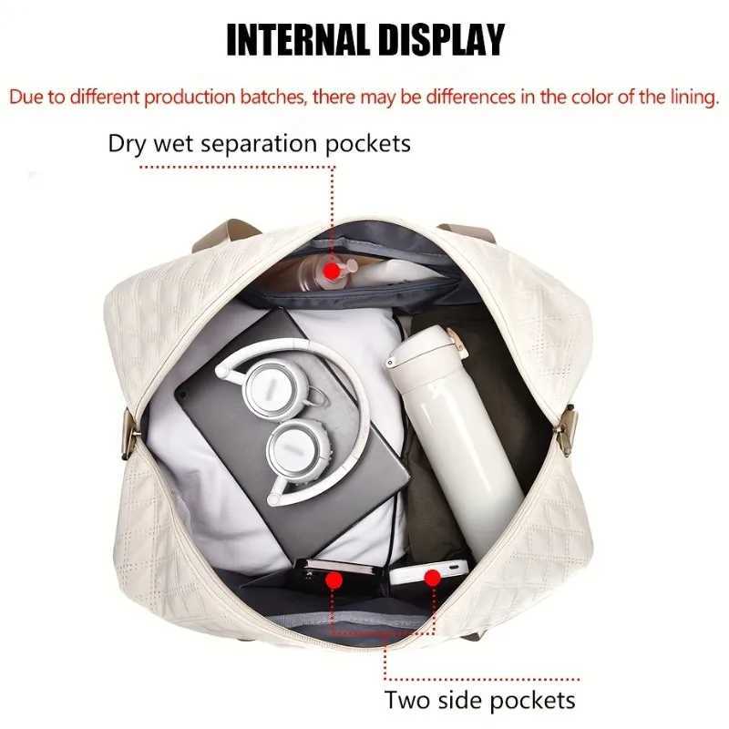 Lightweight beer bag large capacity travel luggage bag gym handbag Shoder Weekender overnight bag Y241207