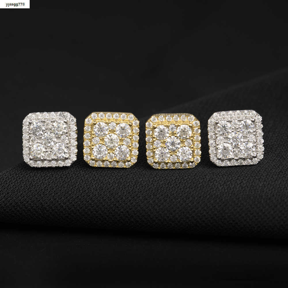 Men Luxury Earrings s925 VVs Moisannite Handing Set Diamond Earrings Fashion Earrings Trend 2021