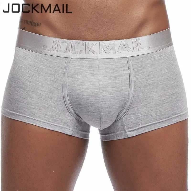 JOCKMAIL Breathable Cueca Boxer Homme Modal Mens Underwear Boxing U Convex Sexy Mens Underwear X241207