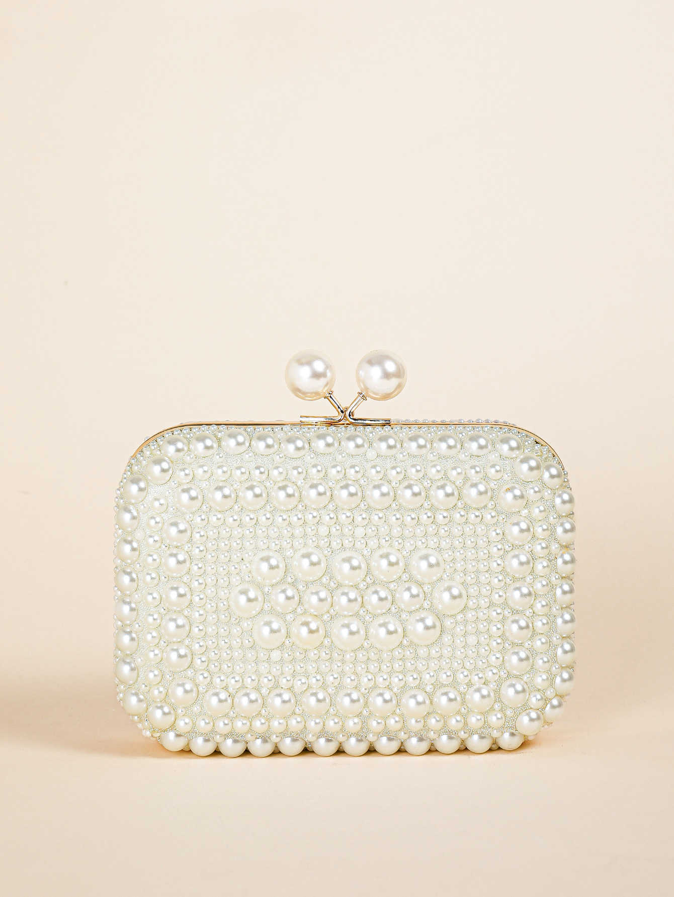 Clutch Bag New Ladies High-end Pearl Handbag Princess Party Dress Dinner Bag Fashionable and Simple Square Handbag 240920