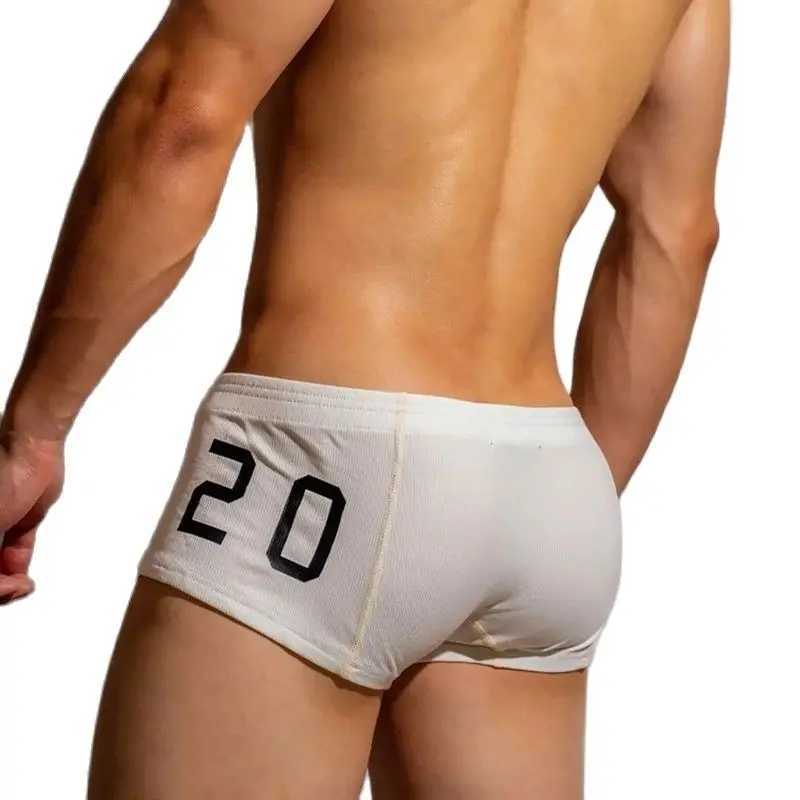 Mens Underwear Shorts Solid Boxing Button Mens Underwear Calzoncillos Hombre Ropa Internal Hombre Thread Gay Boxer X2412071