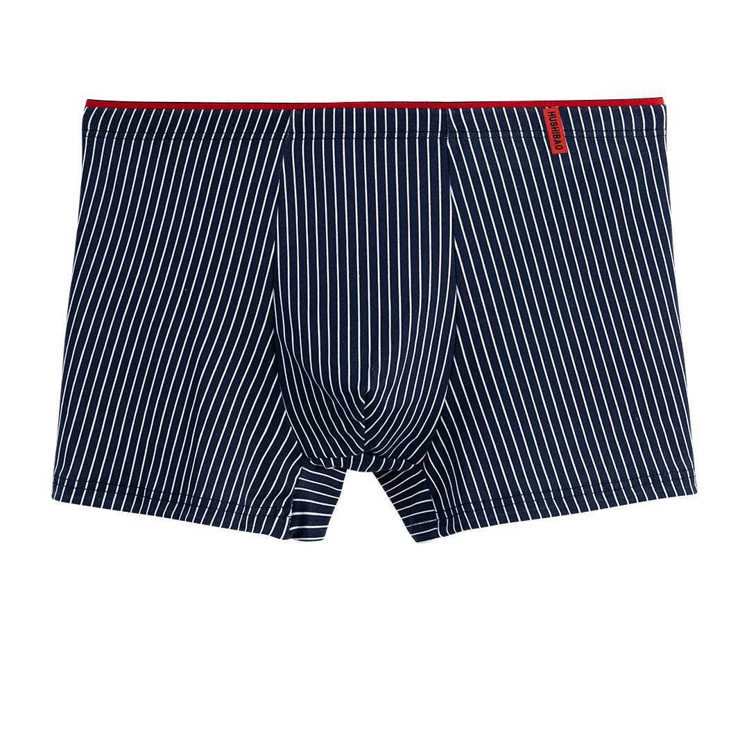 1 piece of mens underwear fashionable boxer shorts striped underwear mens underwear breathable and elastic oversized mens underwear X241207