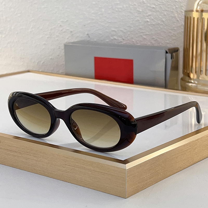 Luxury Designer Sunglasses Womens Vintage Oval frame 4441 Mens sunglasses Outdoor Street fashion Goggles Protection UV400 Glasses With box