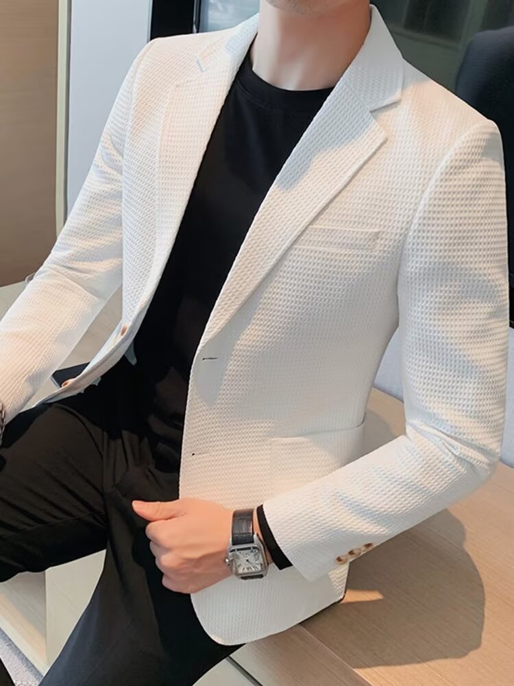 H536 Casual suit jacket men's spring and autumn uniform tops
