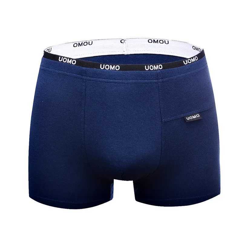 Large mens underwear mens boxing shorts cotton underwear elastic waistband design shorts X241207