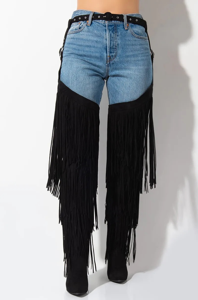 Fashion edge shoulder straps Chaps Over The Knee snake skin boots for women Pointed Toe Thigh long tassel high heels 241206 - view 6