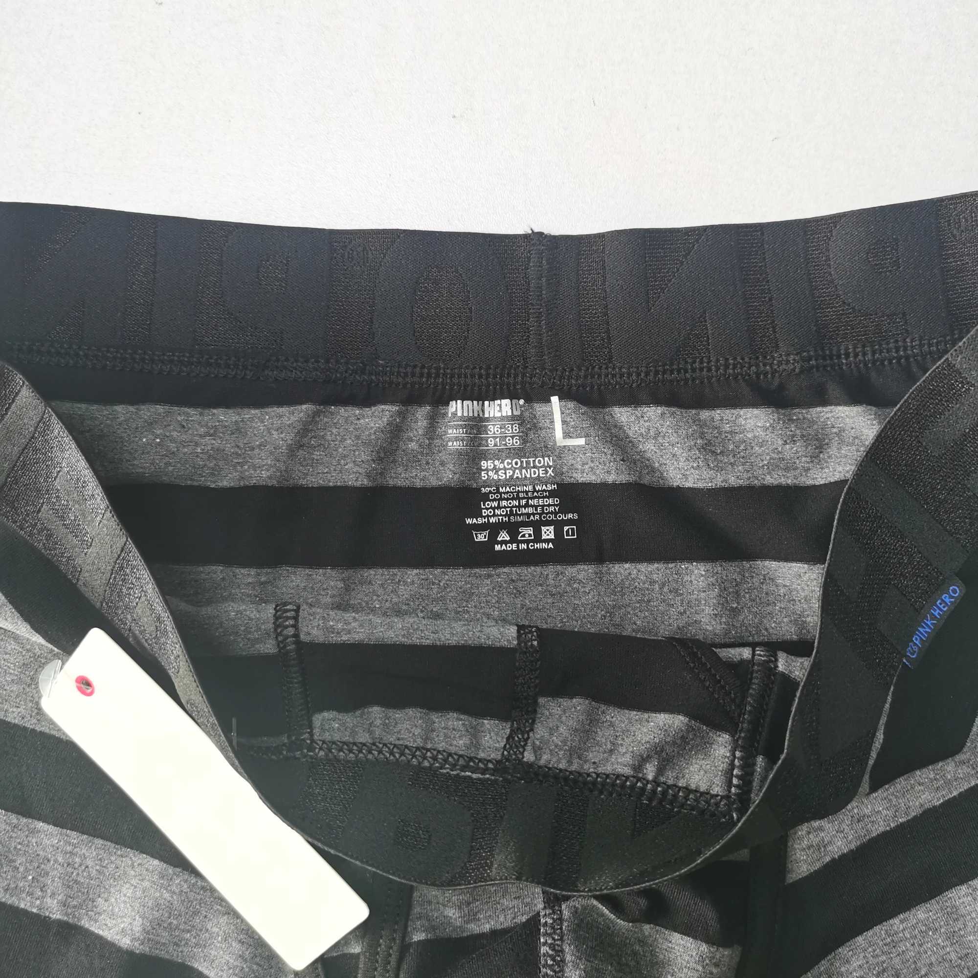 Pinkhero Fashion lingerie striped mens underwear including high-quality cotton boxer underwear and mens underwear X241207