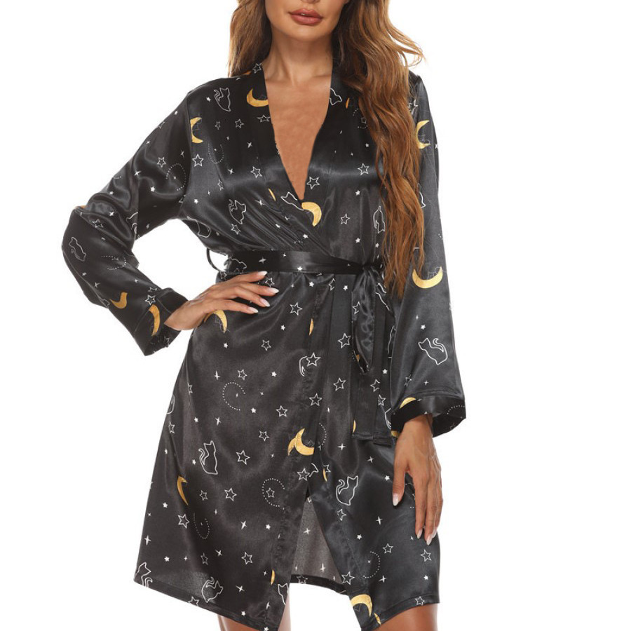 2025 fashion Designer s new women s pajamas women s home clothes bathrobes beach Instagram style vacation