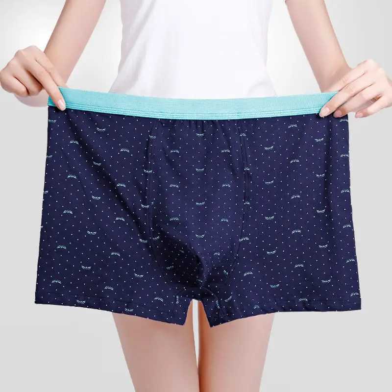 Mens underwear large 7XL 8XL 9XL underwear mens seamless underwear mens boxing shorts printed boxing mens cotton wrapped underwear X241207