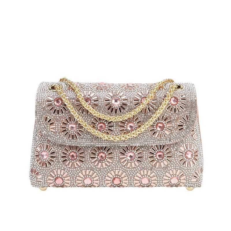 Clutch Bag New Transparent Evening Bag Womens Crossbody Bag Fashion Trend Street Photography Set Handbag 240920