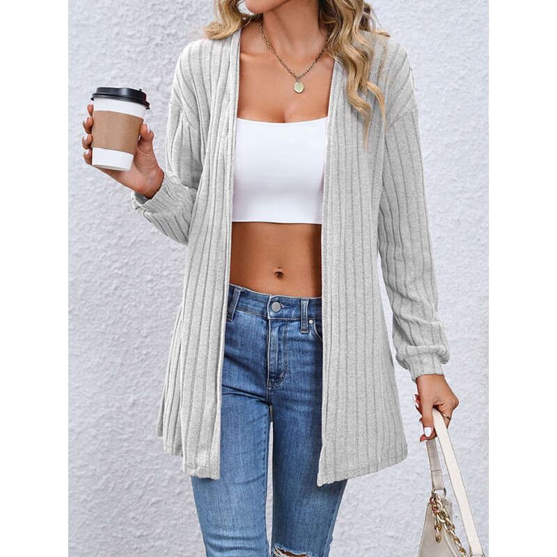 European and American outerwear women's autumn loose casual style cardigan shawl top 2024 temperament versatile new trend clothing ins