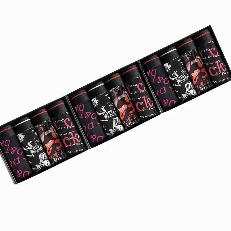 12 pieces/batch of mens underwear Boxer horses printed mens underwear breathable underwear antibacterial soft boxer L-6XL X241207