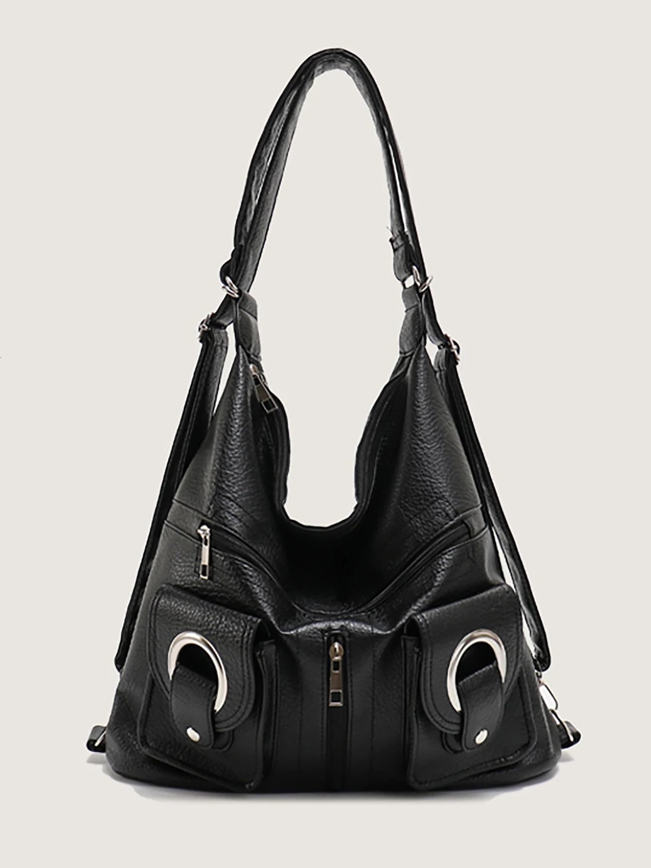 Large capacity convertible womens shoulder bag cross body handbag student backpack travel backpack school backpack 241204